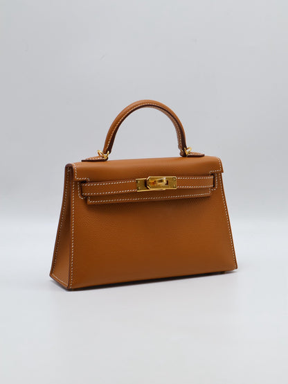 HERMES Mini Kelly ll - Gold 37 金棕金 Z