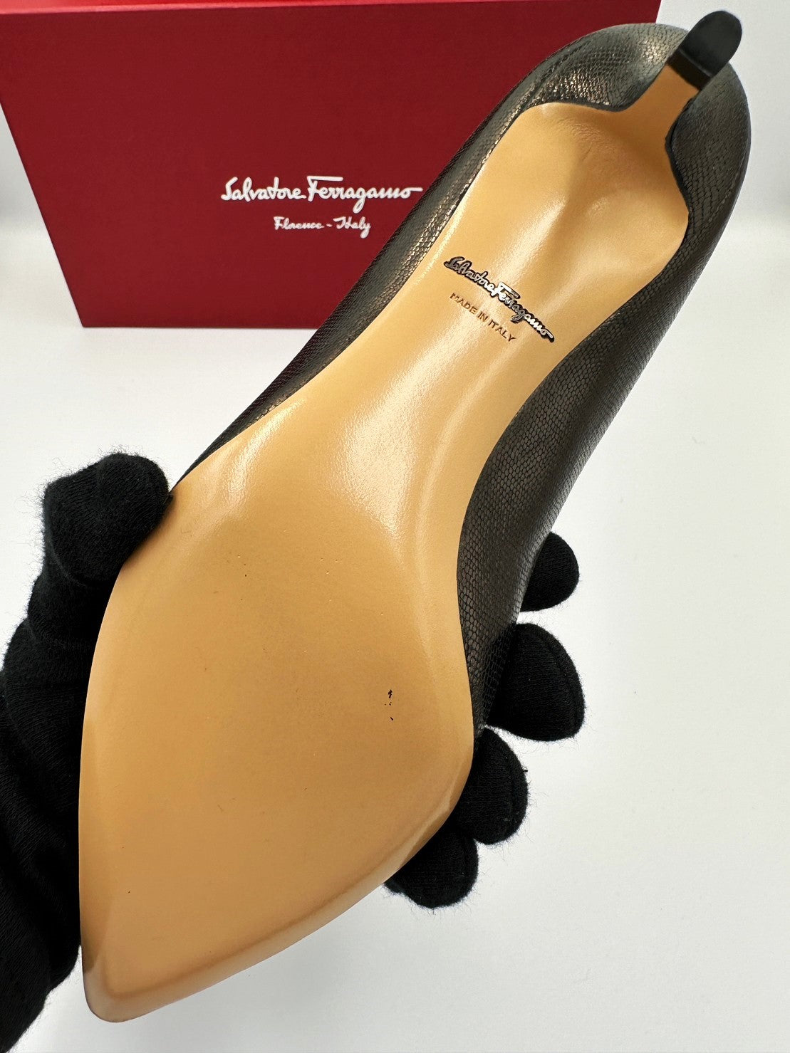 Salvatore Ferragamo 尖頭中跟鞋