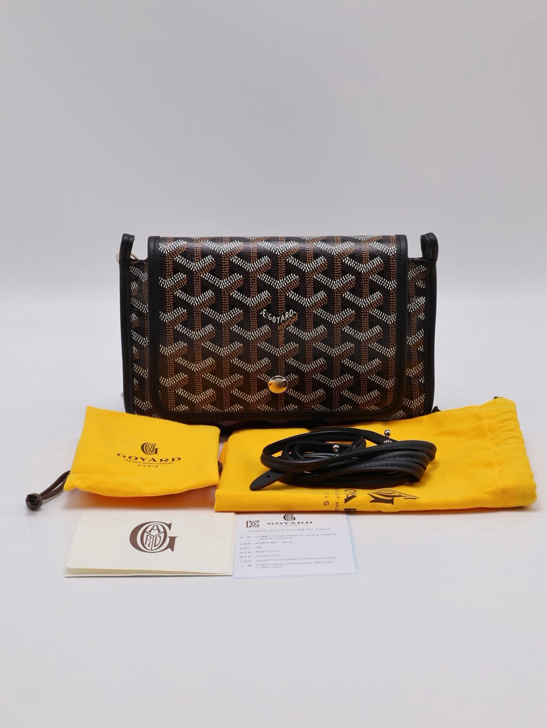 GOYARD Plumet 信封小包 - 黑