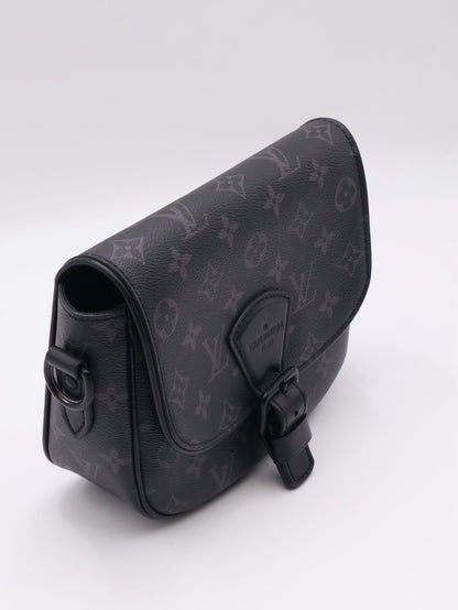LOUIS VUITTON Montsouris郵差包 - PM灰老花
