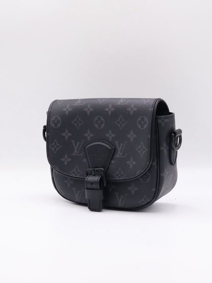 LOUIS VUITTON Montsouris郵差包 - PM灰老花
