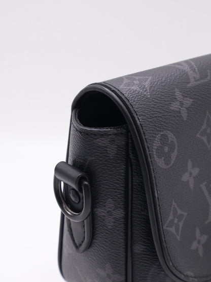LOUIS VUITTON Montsouris郵差包 - PM灰老花