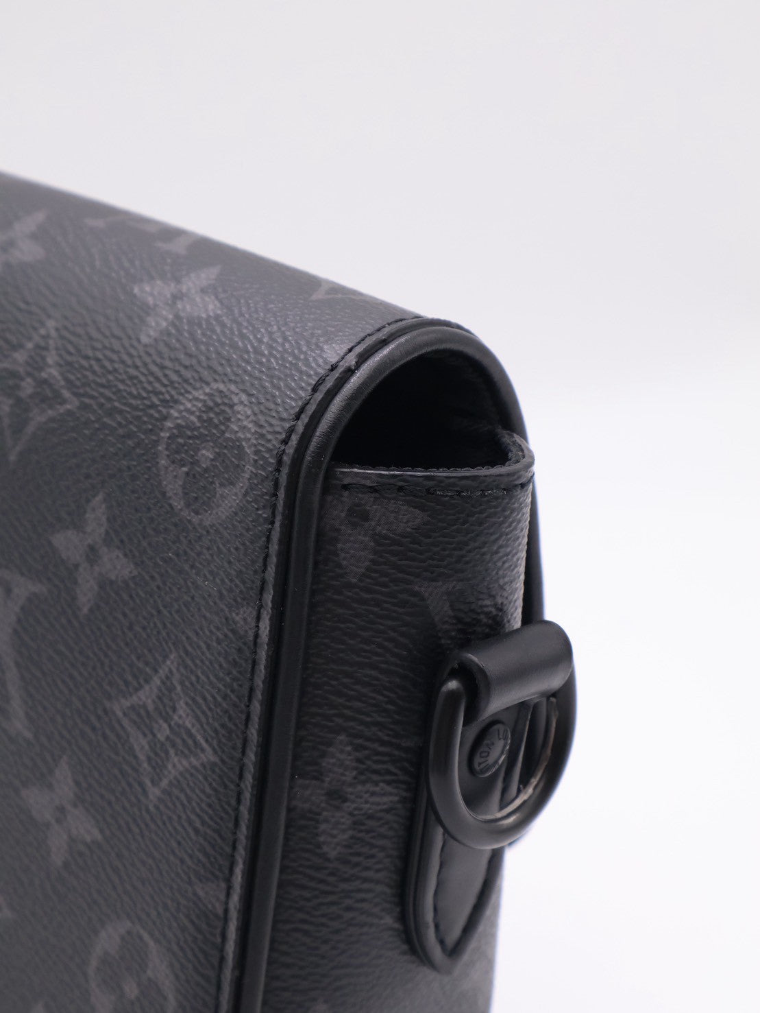 LOUIS VUITTON Montsouris郵差包 - PM灰老花