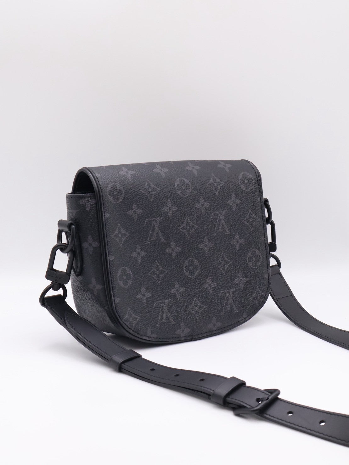LOUIS VUITTON Montsouris郵差包 - PM灰老花