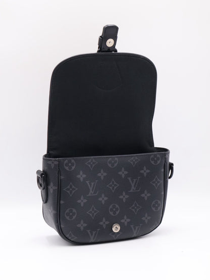 LOUIS VUITTON Montsouris郵差包 - PM灰老花