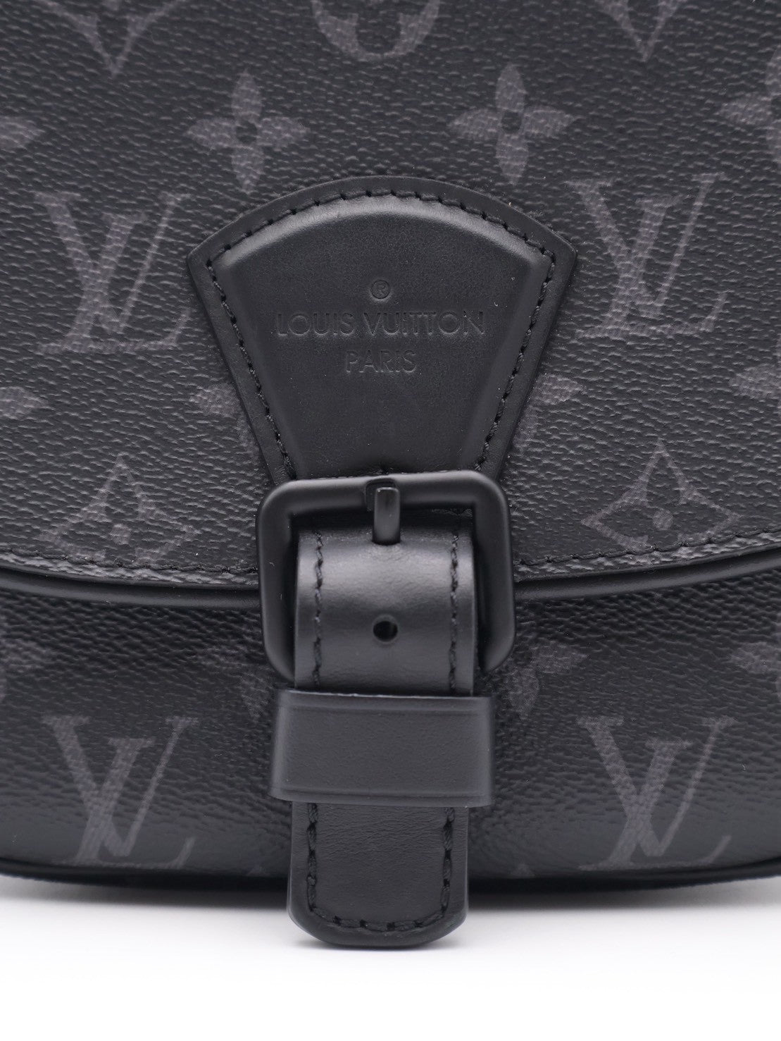 LOUIS VUITTON Montsouris郵差包 - PM灰老花