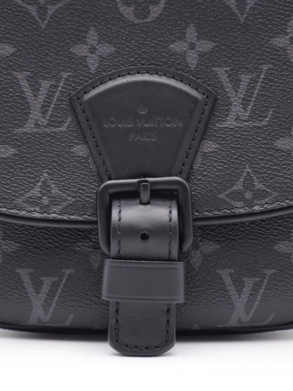 LOUIS VUITTON Montsouris郵差包 - PM灰老花