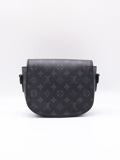 LOUIS VUITTON Montsouris郵差包 - PM灰老花
