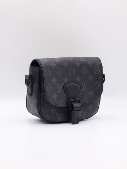 LOUIS VUITTON Montsouris郵差包 - PM灰老花