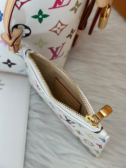 LOUIS VUITTON x 村上隆聯名款All in BB水桶包 - 白三彩