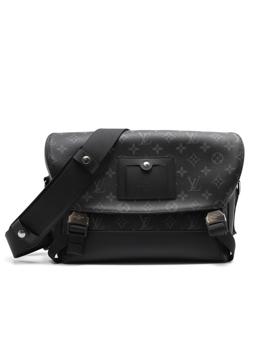 LOUIS VUITTON Voyager郵差包 -  PM灰老花