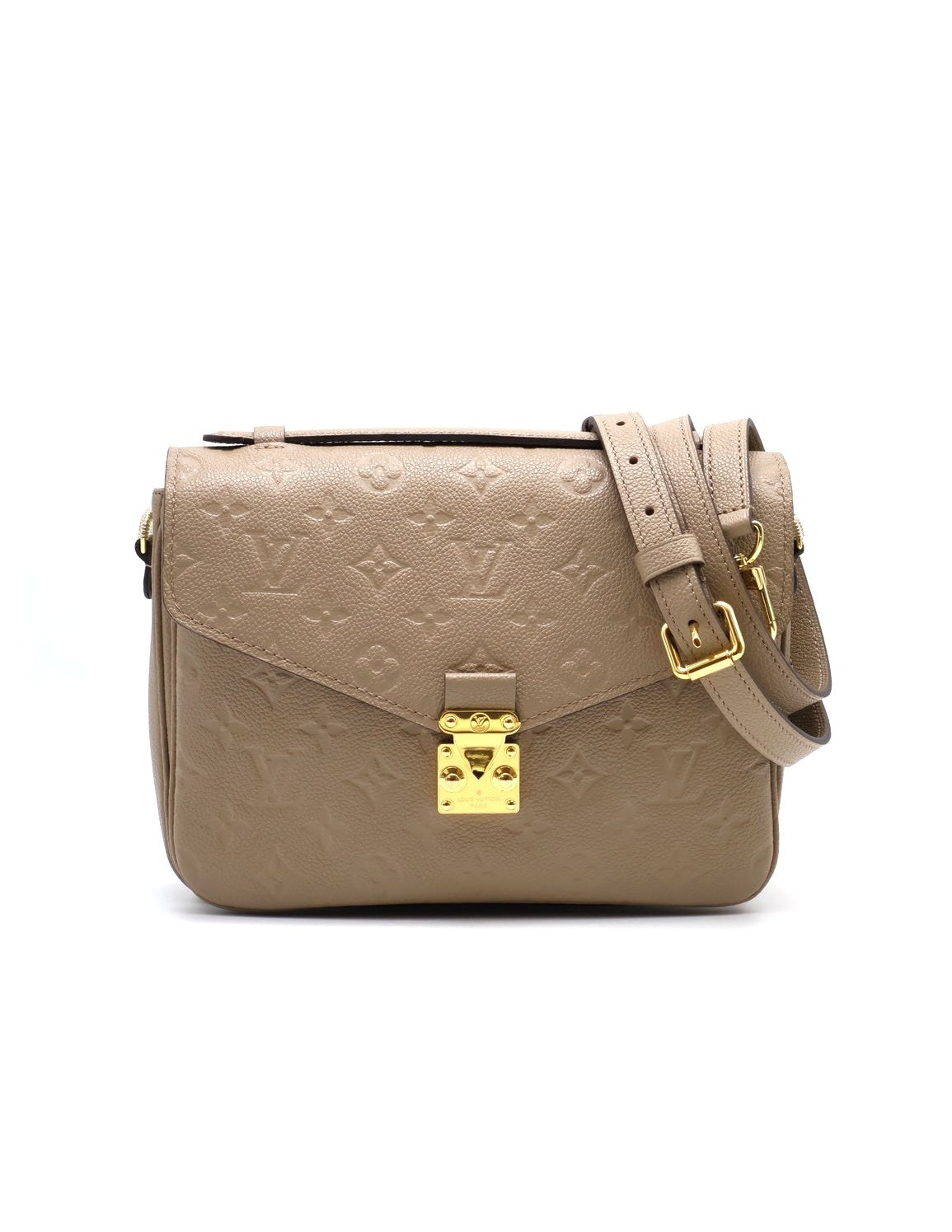 LOUIS VUITTON Pochette Metis郵差包 - 米