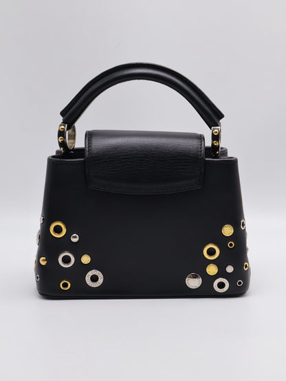 LOUIS VUITTON Capucines 鉚釘限量款 - mini黑