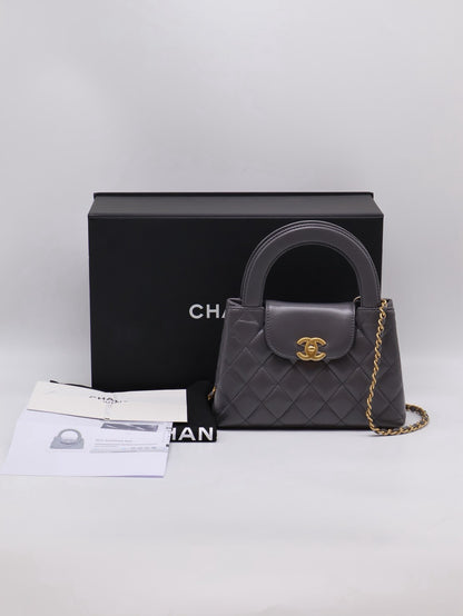 CHANEL Mini Kelly - 深灰金
