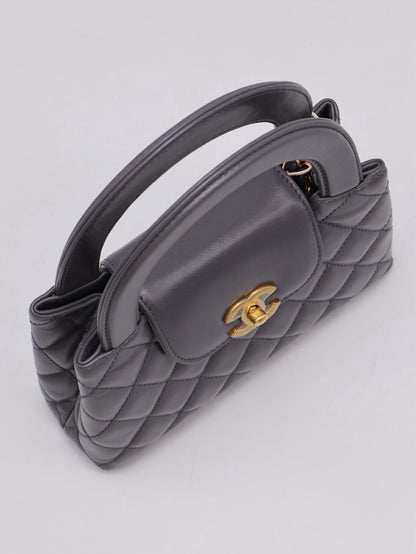 CHANEL Mini Kelly - 深灰金
