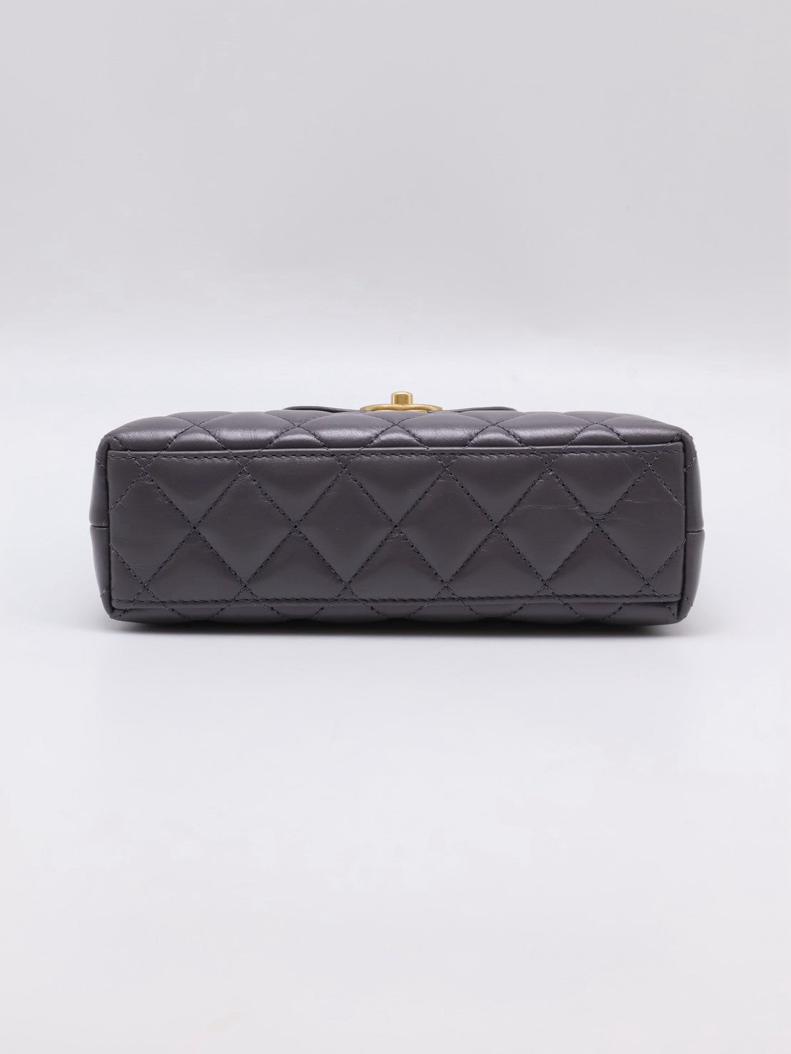 CHANEL Mini Kelly - 深灰金