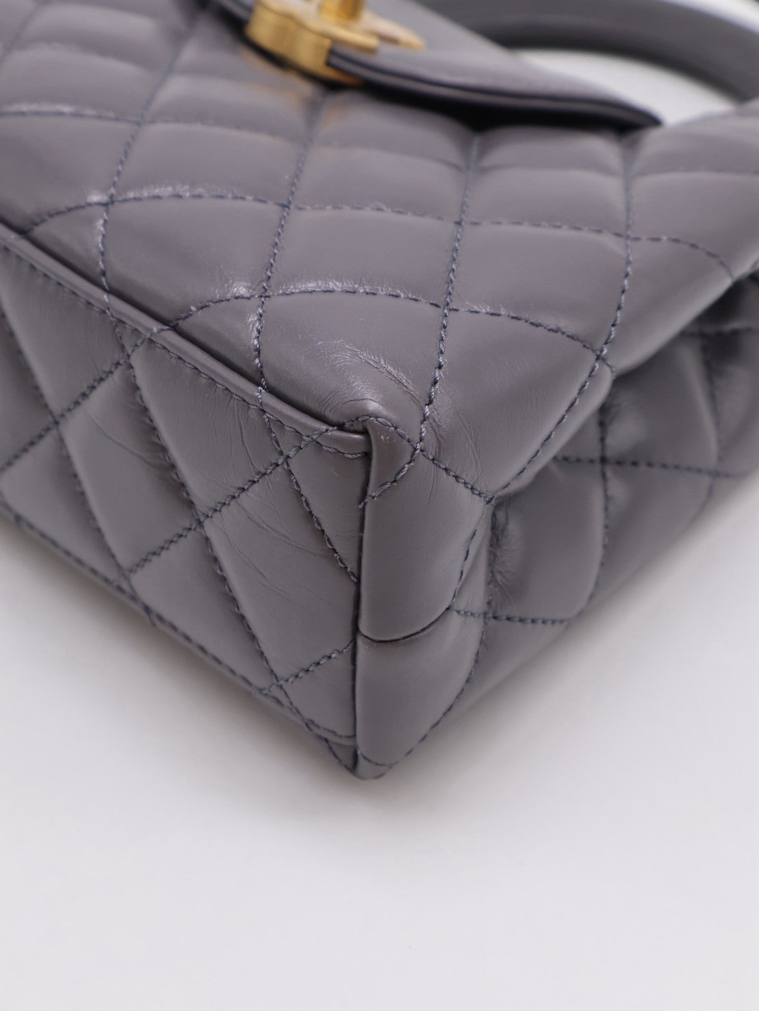 CHANEL Mini Kelly - 深灰金