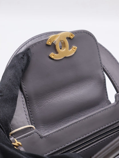 CHANEL Mini Kelly - 深灰金