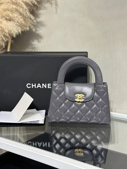 CHANEL Mini Kelly - 深灰金