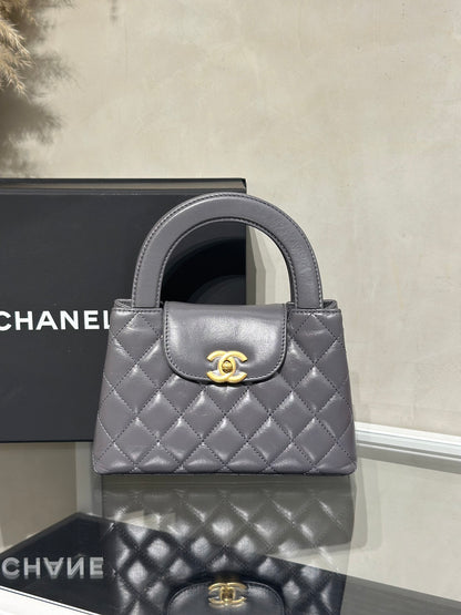 CHANEL Mini Kelly - 深灰金