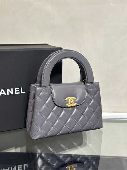 CHANEL Mini Kelly - 深灰金