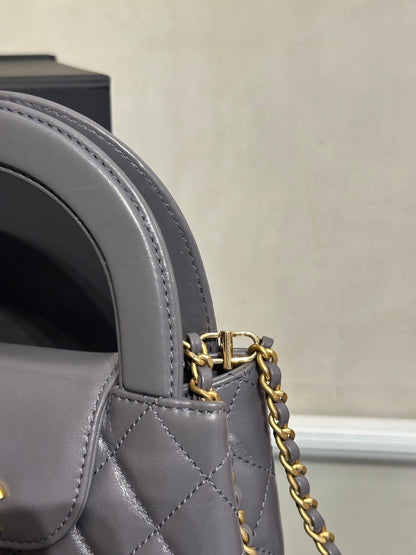 CHANEL Mini Kelly - 深灰金