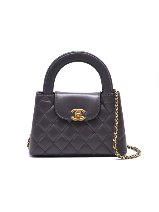 CHANEL Mini Kelly - 深灰金