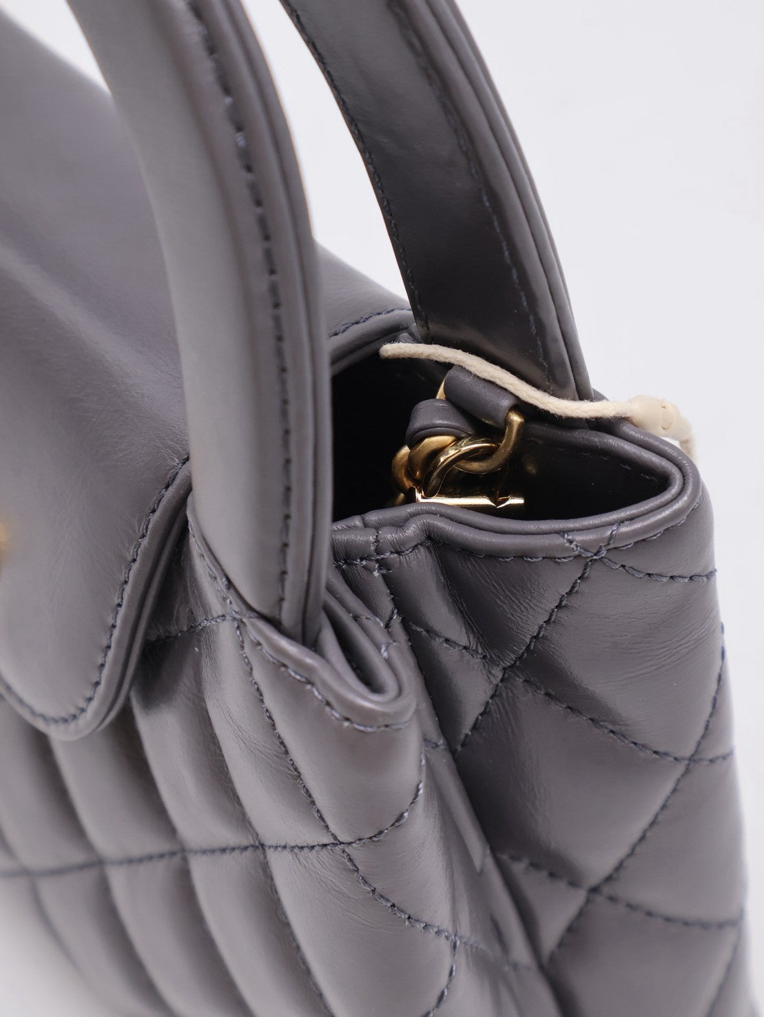 CHANEL Mini Kelly - 深灰金