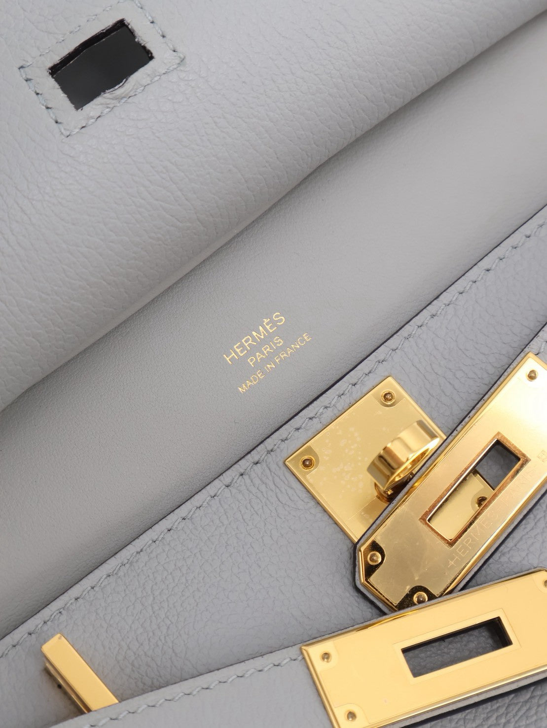 HERMES Jypsiere Mini - Bleu Glacier 8U 冰川藍金 W