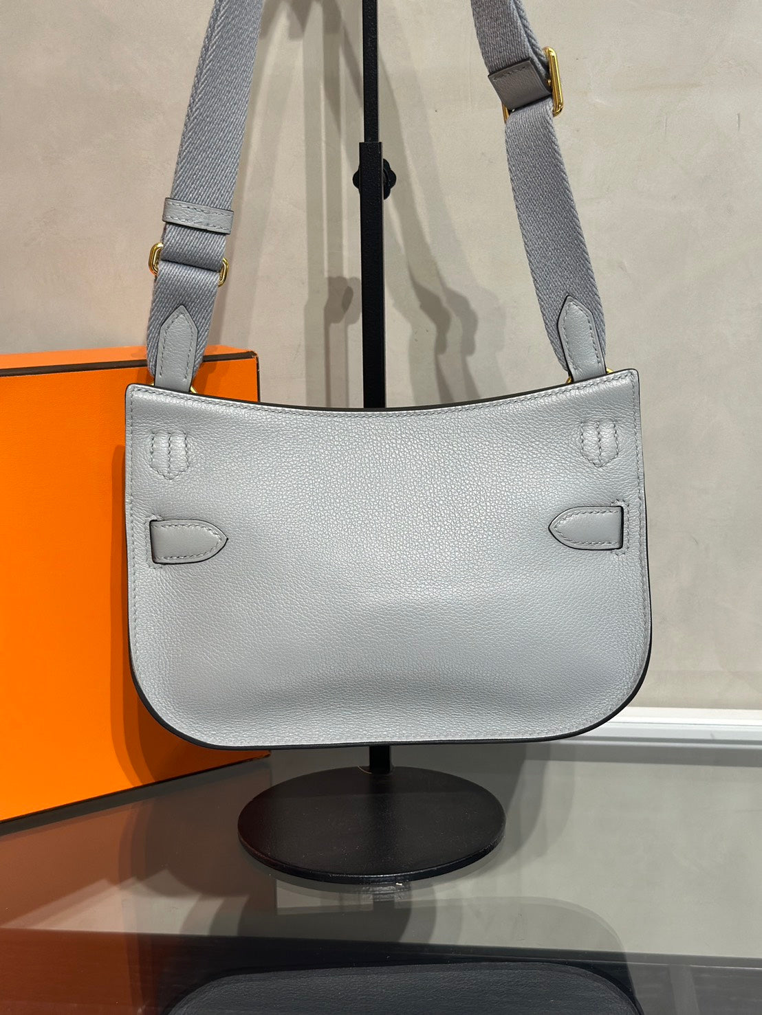 HERMES Jypsiere Mini - Bleu Glacier 8U 冰川藍金 W