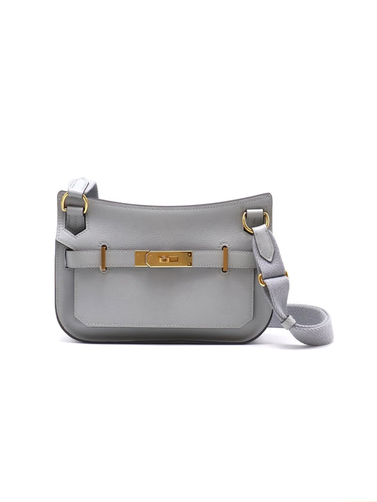 HERMES Jypsiere Mini - Bleu Glacier 8U 冰川藍金 W