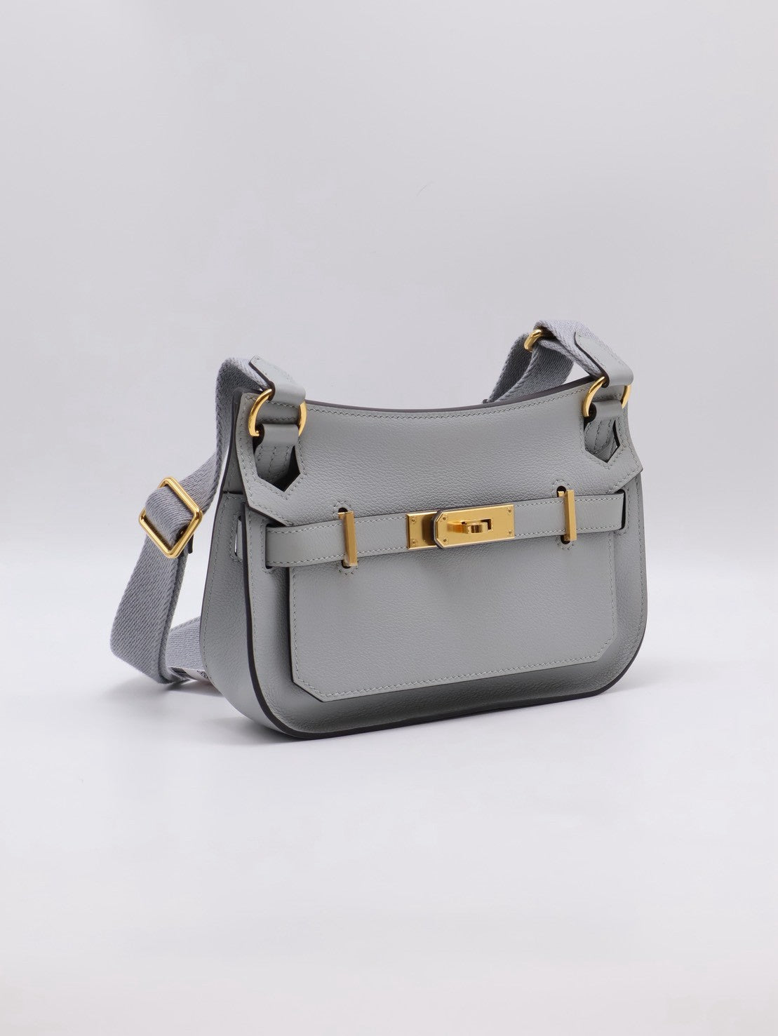 HERMES Jypsiere Mini - Bleu Glacier 8U 冰川藍金 W