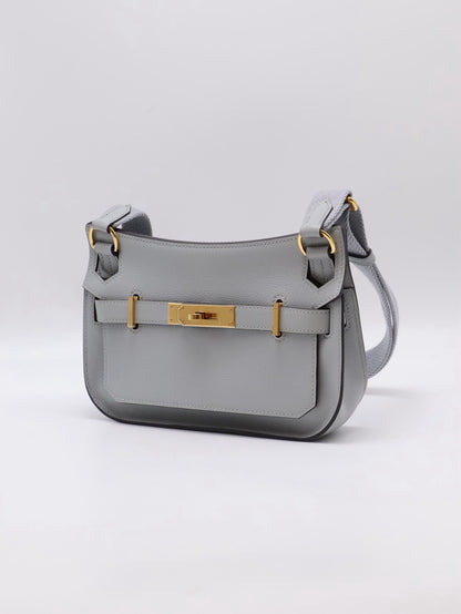 HERMES Jypsiere Mini - Bleu Glacier 8U 冰川藍金 W
