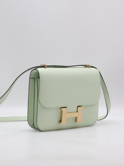 HERMES Mini Constance 19 - Vert Fizz 0S 氣泡綠香檳金 B