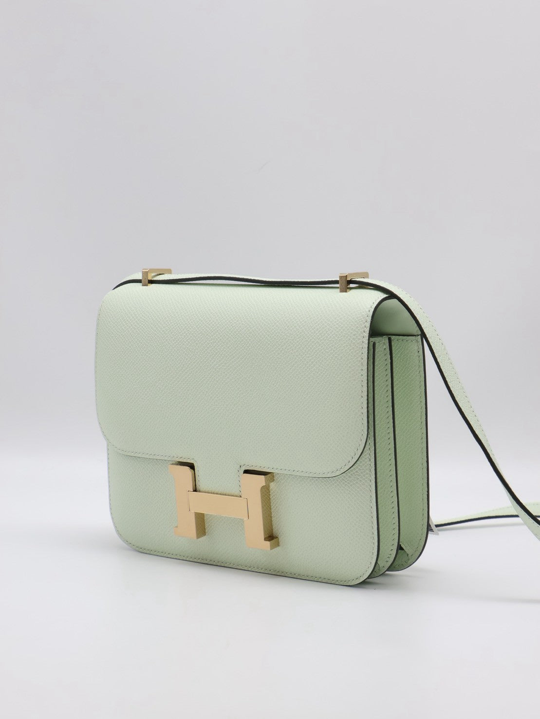 HERMES Mini Constance 19 - Vert Fizz 0S 氣泡綠香檳金 B
