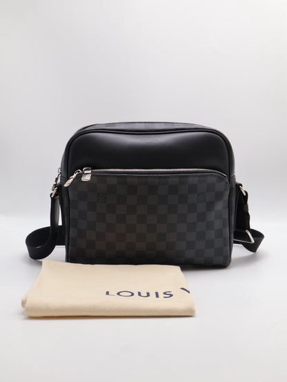 LOUIS VUITTON  Dayton棋盤格記者包 - 小號黑