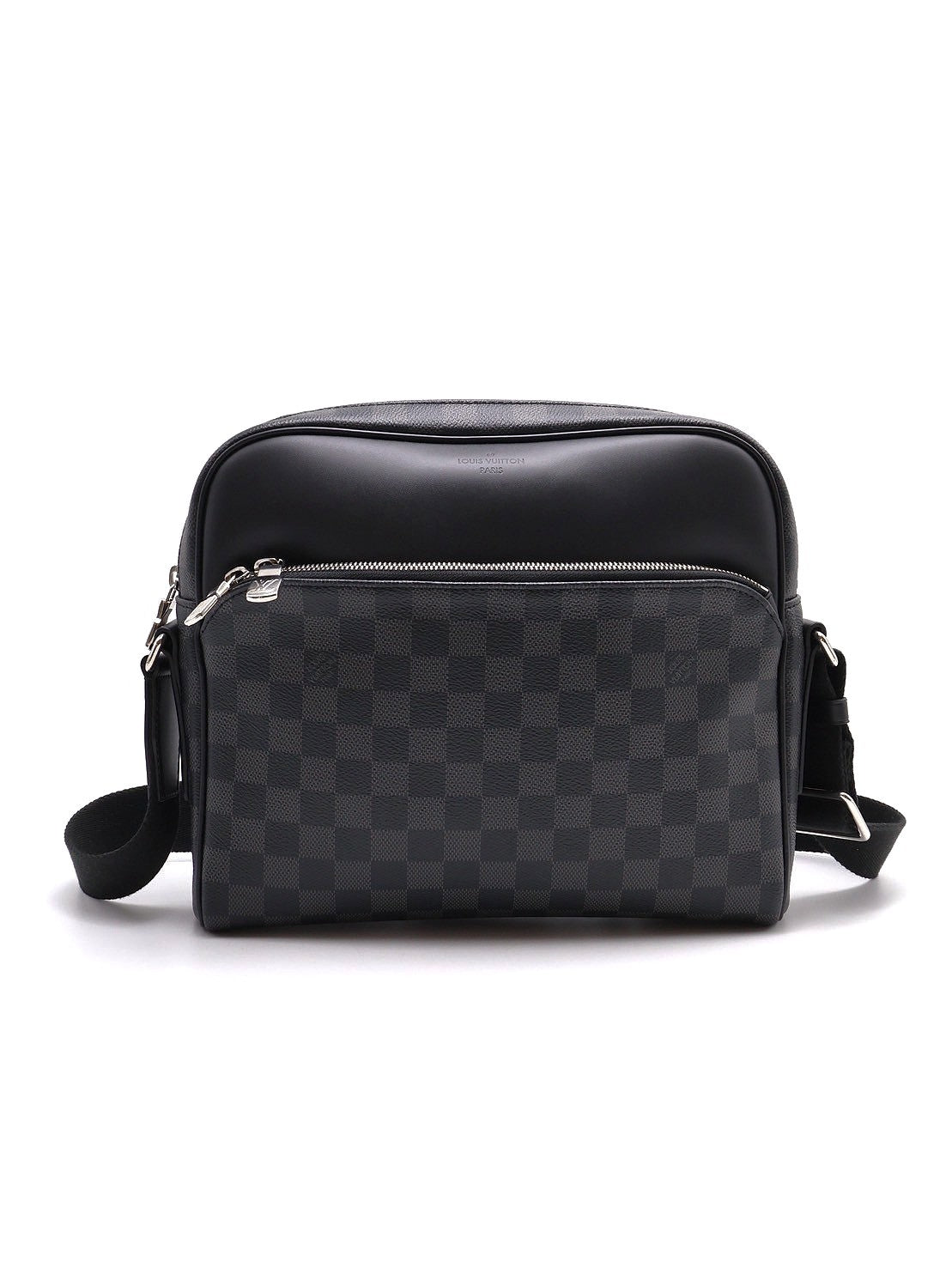 LOUIS VUITTON  Dayton棋盤格記者包 - 小號黑