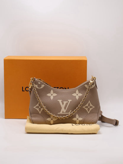 LOUIS VUITTON Boulogne牛角包 - PM斑鳩灰