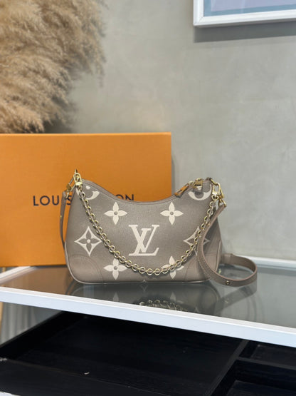 LOUIS VUITTON Boulogne牛角包 - PM斑鳩灰