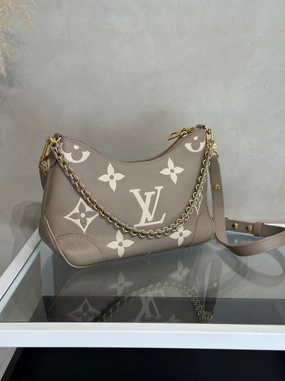 LOUIS VUITTON Boulogne牛角包 - PM斑鳩灰
