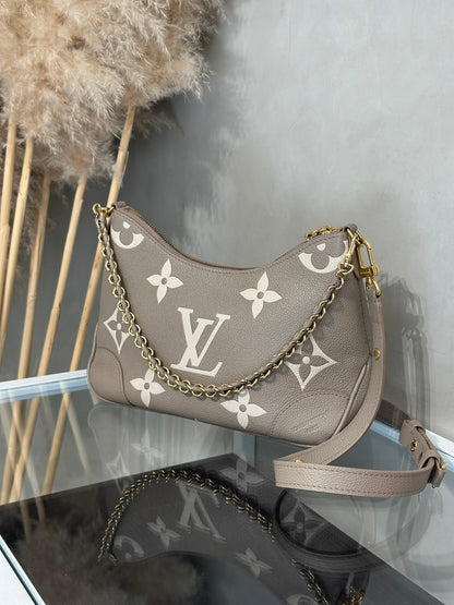 LOUIS VUITTON Boulogne牛角包 - PM斑鳩灰