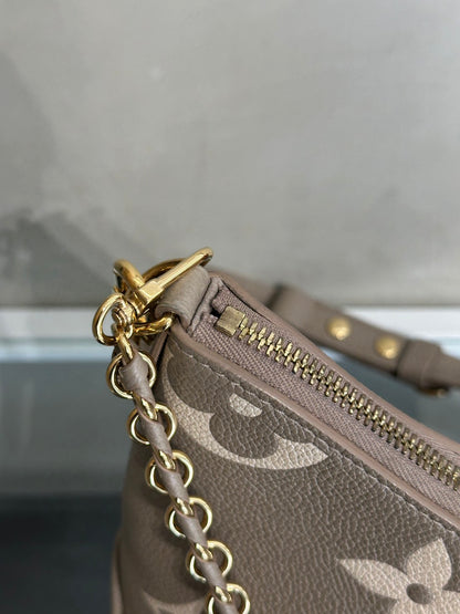 LOUIS VUITTON Boulogne牛角包 - PM斑鳩灰