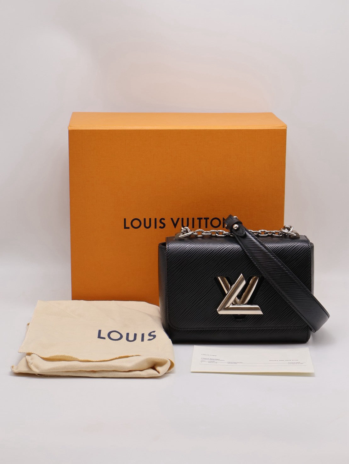 LOUIS VUITTON Twist - PM黑銀