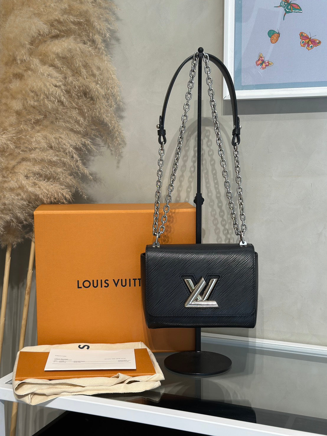 LOUIS VUITTON Twist - PM黑銀