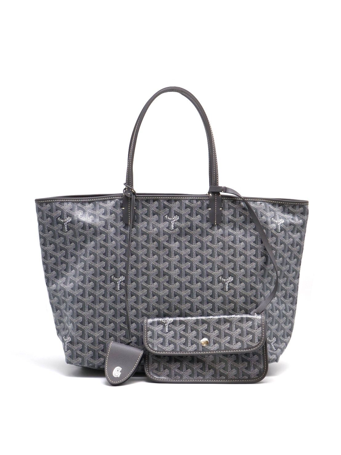 GOYARD 新版亞麻帆布Tote - 小號灰