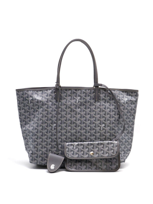 GOYARD 新版亞麻帆布Tote - 小號灰