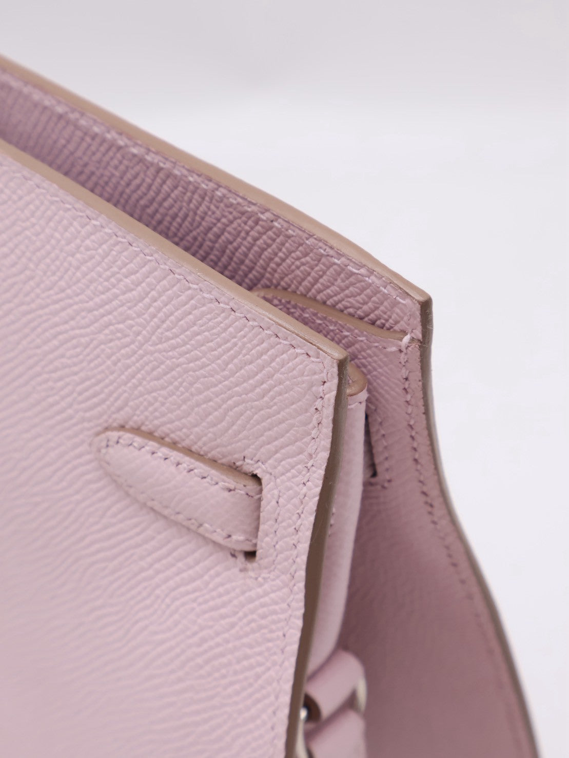 HERMES Kelly sport PM - Mauve Pale 09 夢幻粉銀 B