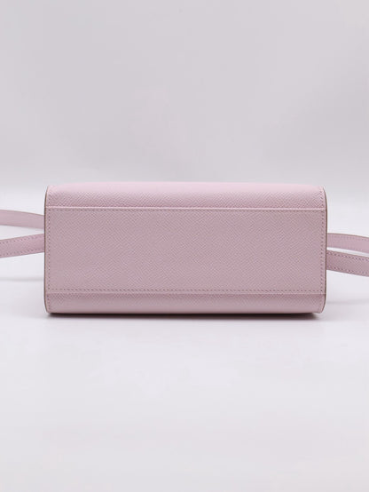 HERMES Kelly sport PM - Mauve Pale 09 夢幻粉銀 B