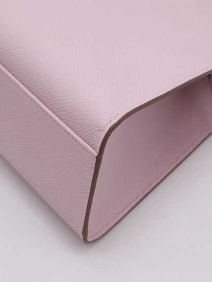 HERMES Kelly sport PM - Mauve Pale 09 夢幻粉銀 B