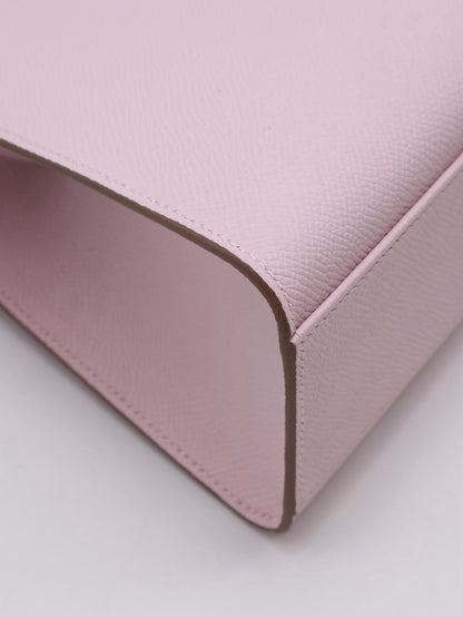 HERMES Kelly sport PM - Mauve Pale 09 夢幻粉銀 B